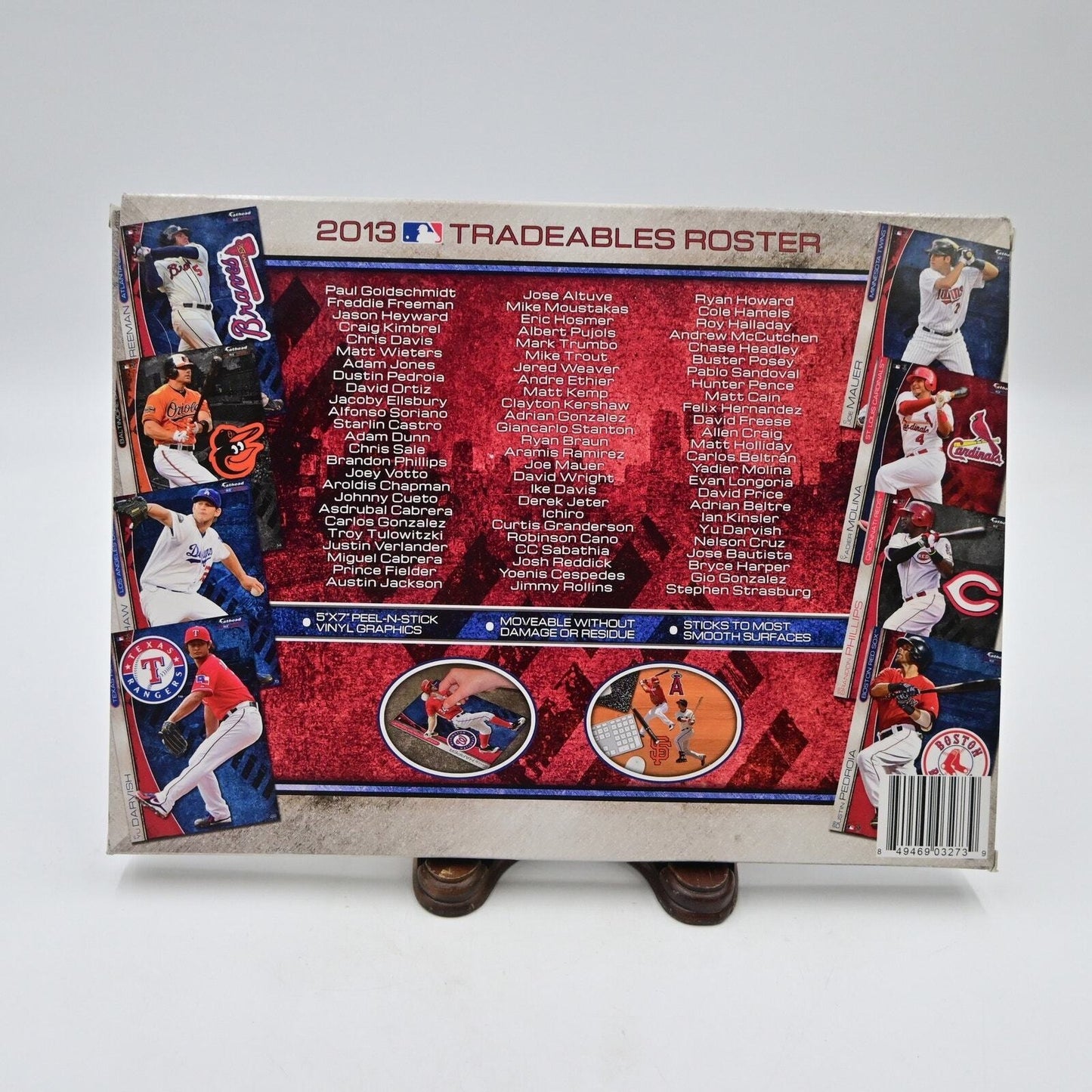 2013 MLB Fathead 5x7 Peel N' Stick Vinyl Graphics Tradeables Collector Set
