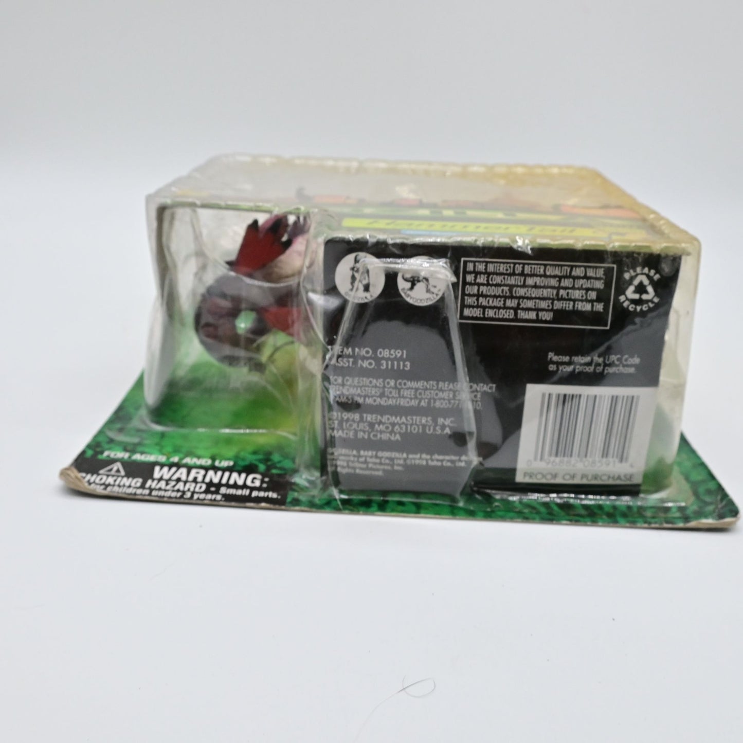 Godzilla HammerTail Action Figure New In Box Packaged With Springload Power