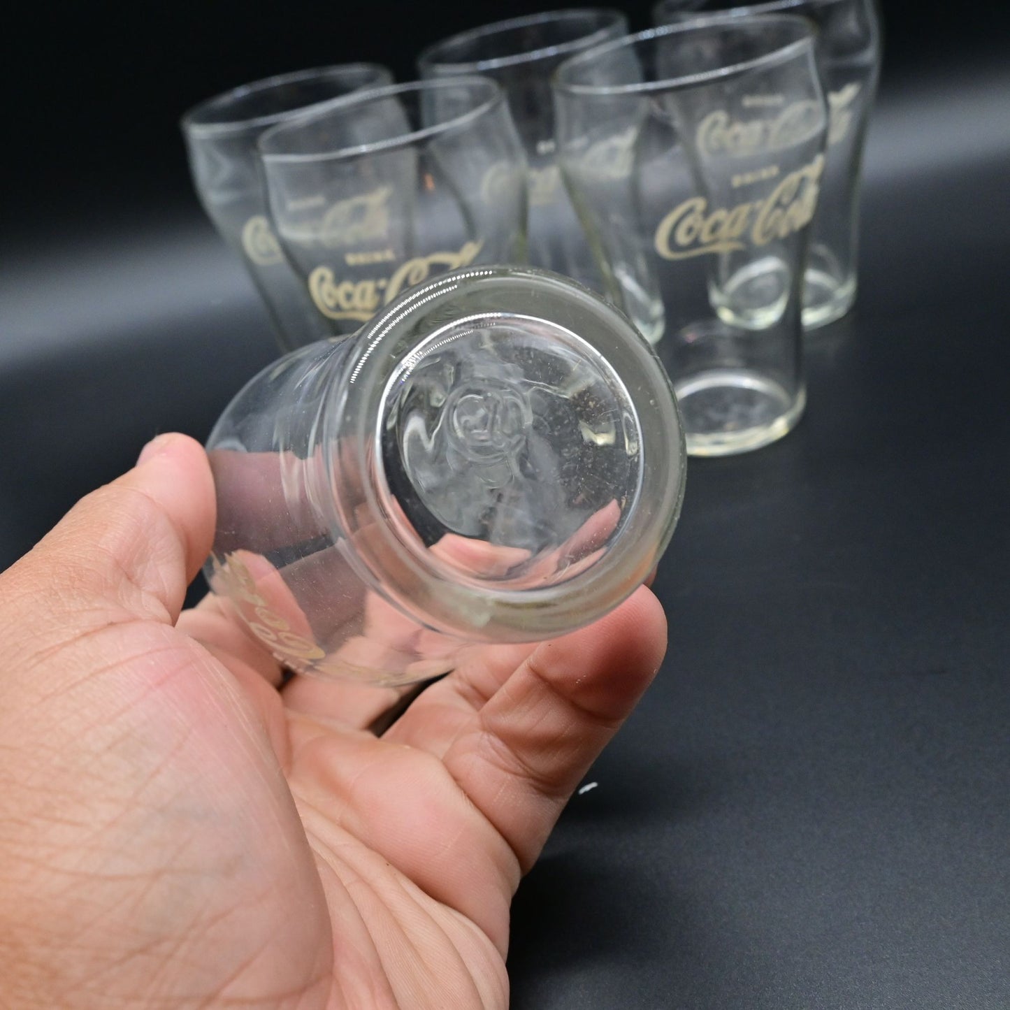 Vintage Coca-Cola Mini Glasses Set Of 6