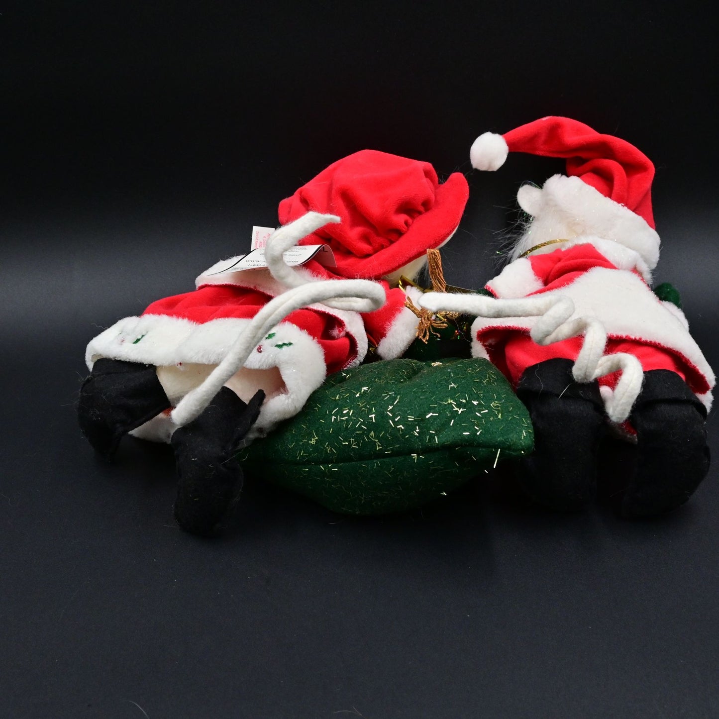 Annalee Winterberry Santa Mouse & Mrs. Claus 10" Figures - Vintage 2005