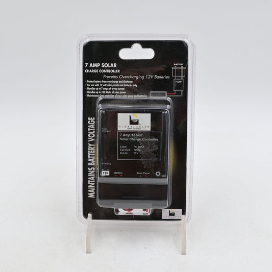 Global Solar 7 Amp Solar Charge Controller New Sealed