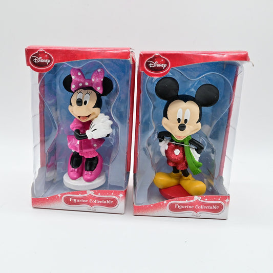 Disney Mickey & Minnie Mouse Figurines NIB
