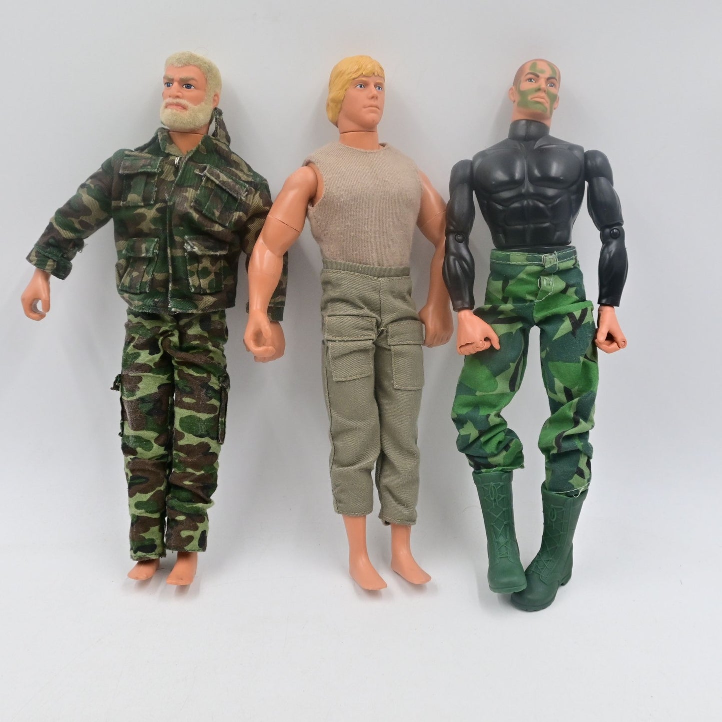 G.I. Joe Hasbro Pawtucket Vintage 1990s 12" Action Figures Bundle Of 3