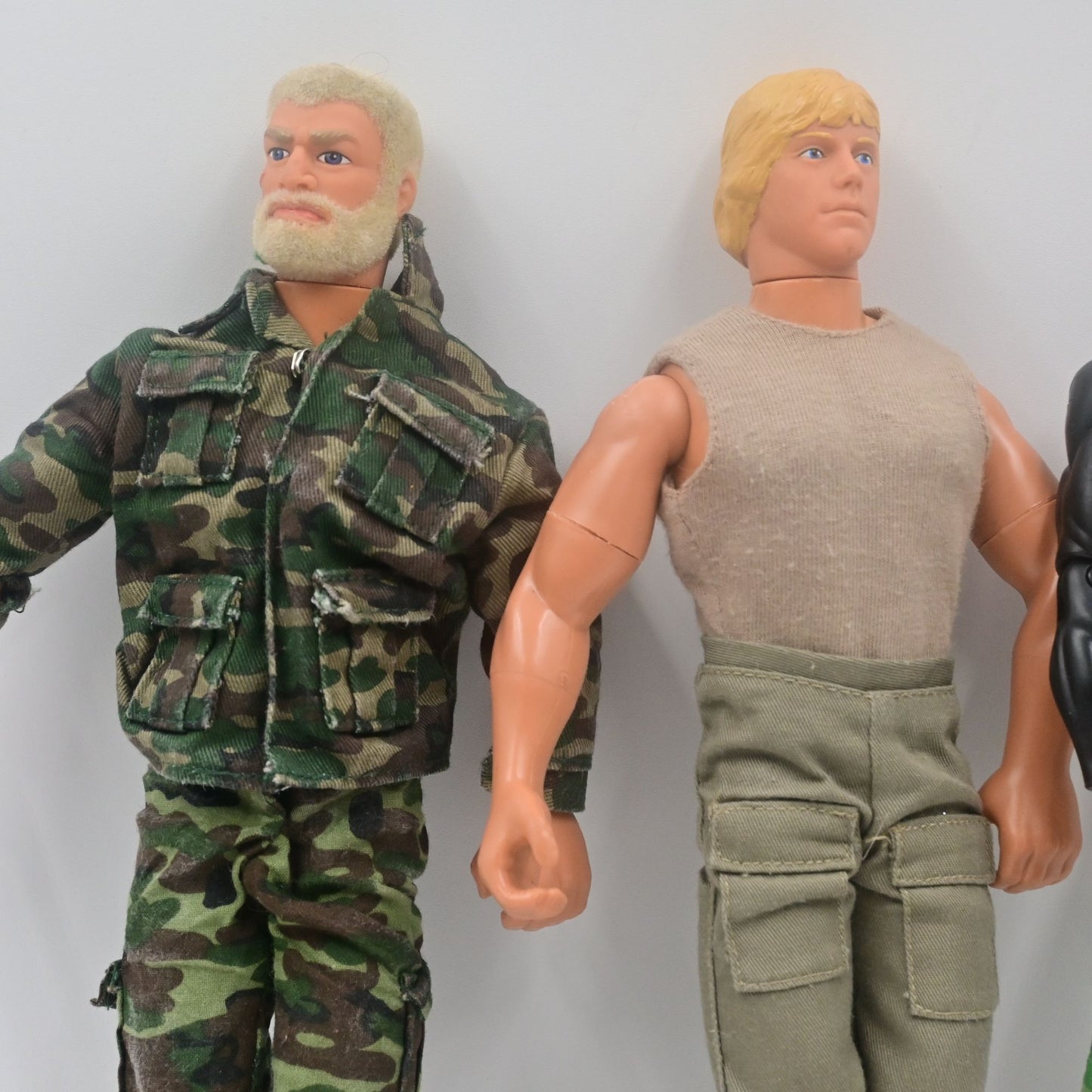 G.I. Joe Hasbro Pawtucket Vintage 1990s 12" Action Figures Bundle Of 3