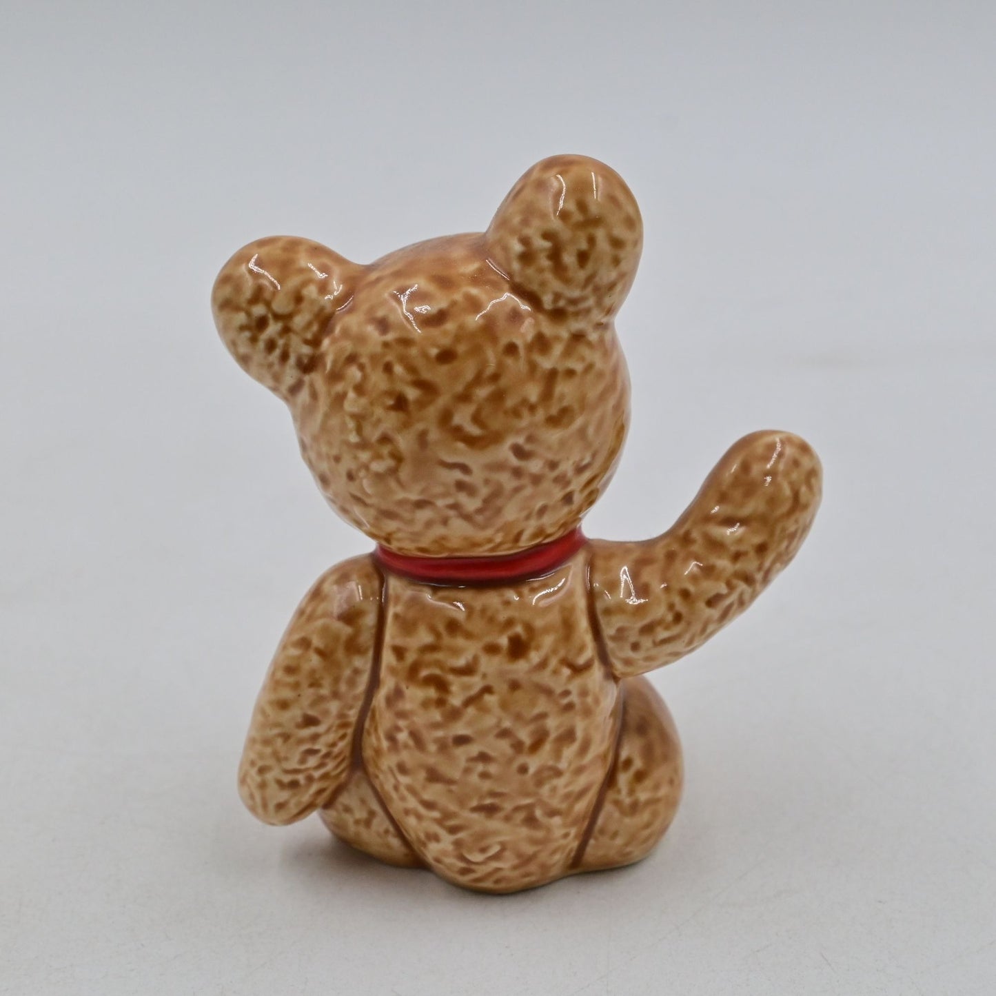 Goebel West Germany Porcelain Teddy Bear Waving Figurine Vintage