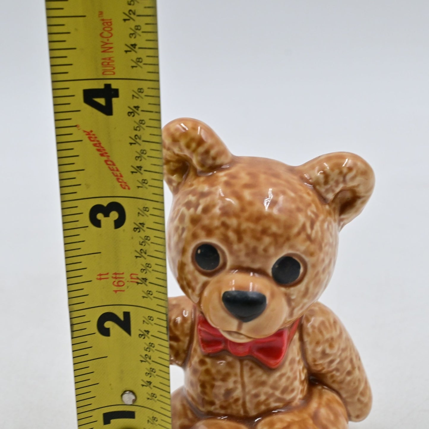 Goebel West Germany Porcelain Teddy Bear Waving Figurine Vintage