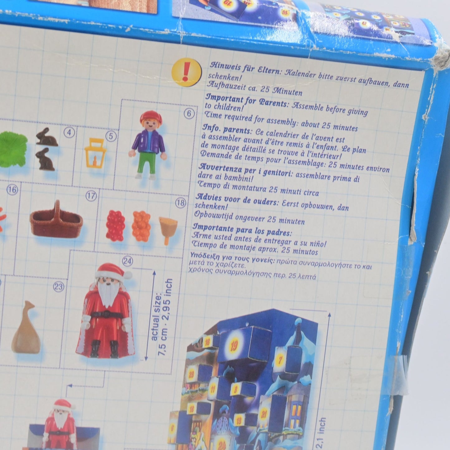 Playmobil Christmas Carolers Advent Calendar 3368 Santa Claus