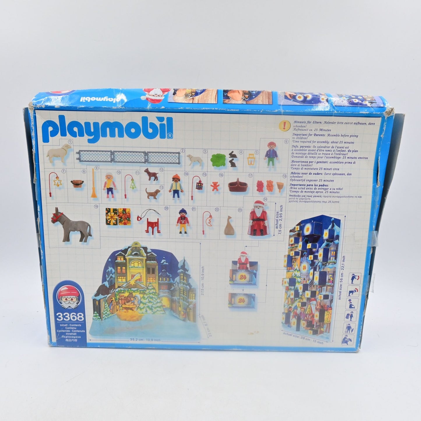 Playmobil Christmas Carolers Advent Calendar 3368 Santa Claus