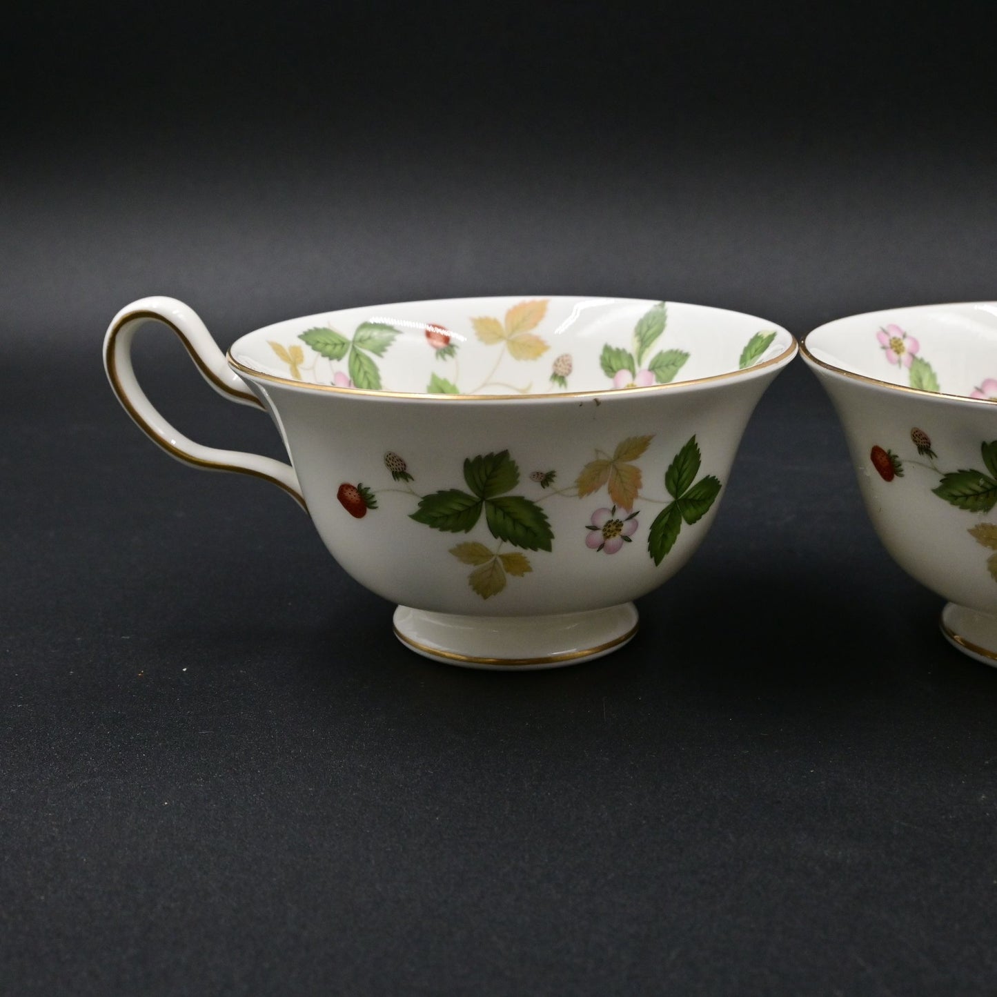 Wedgwood Wild Strawberry Teacup Bundle No Saucers