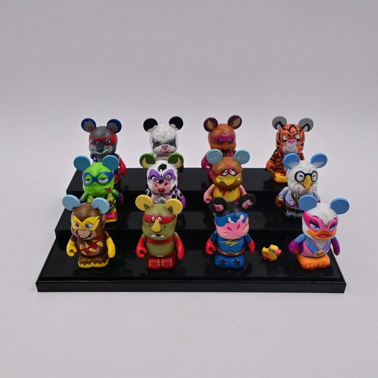 Disney Vinylmation Zooper Heroes Complete Set W/ Chaser