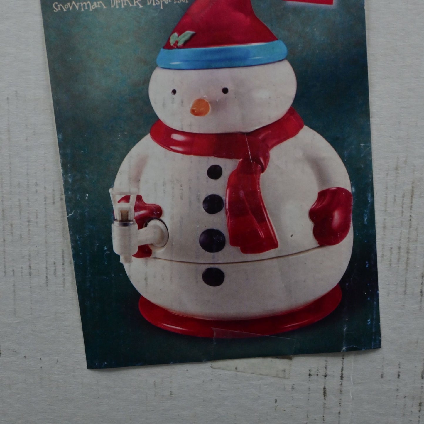 Russ Snowman Drink Dispenser In Box