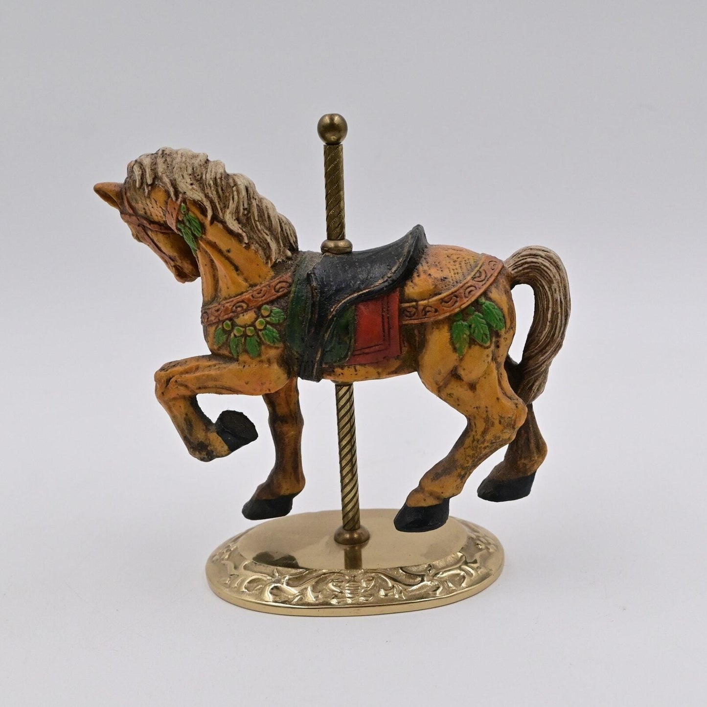 Vintage Carousel Horse Ceramic Figurine