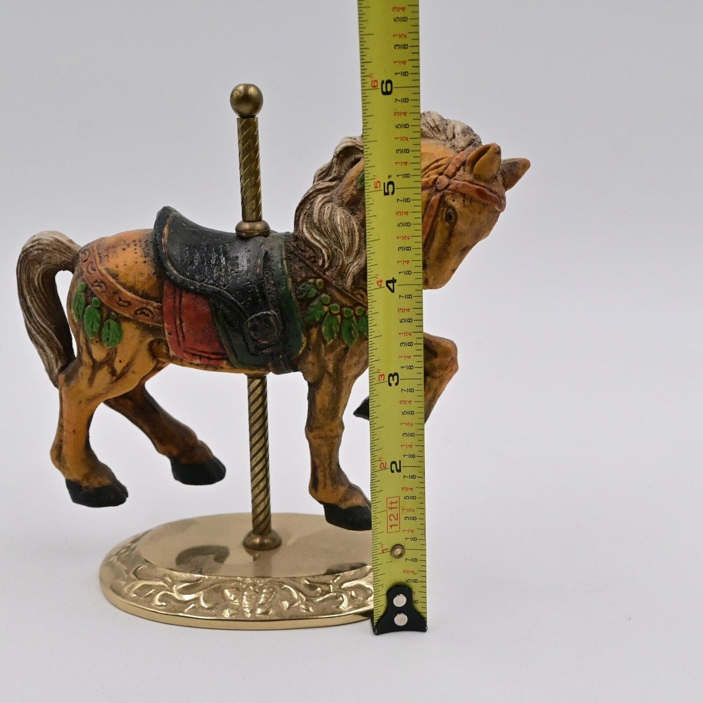 Vintage Carousel Horse Ceramic Figurine