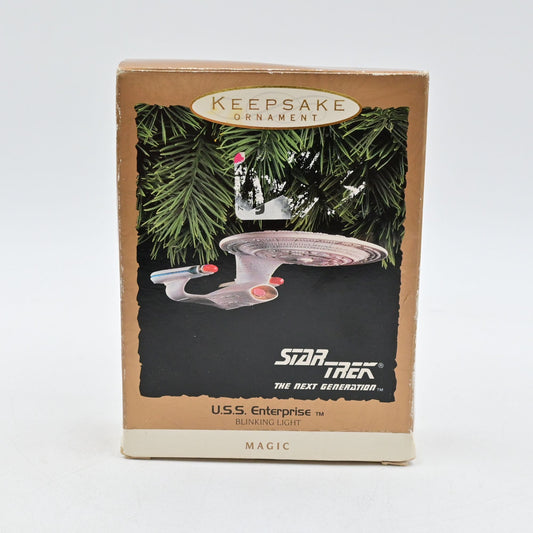 Hallmartk Keepsake U.S.S. Enterprise Star Trek Ornament Vintage 1993