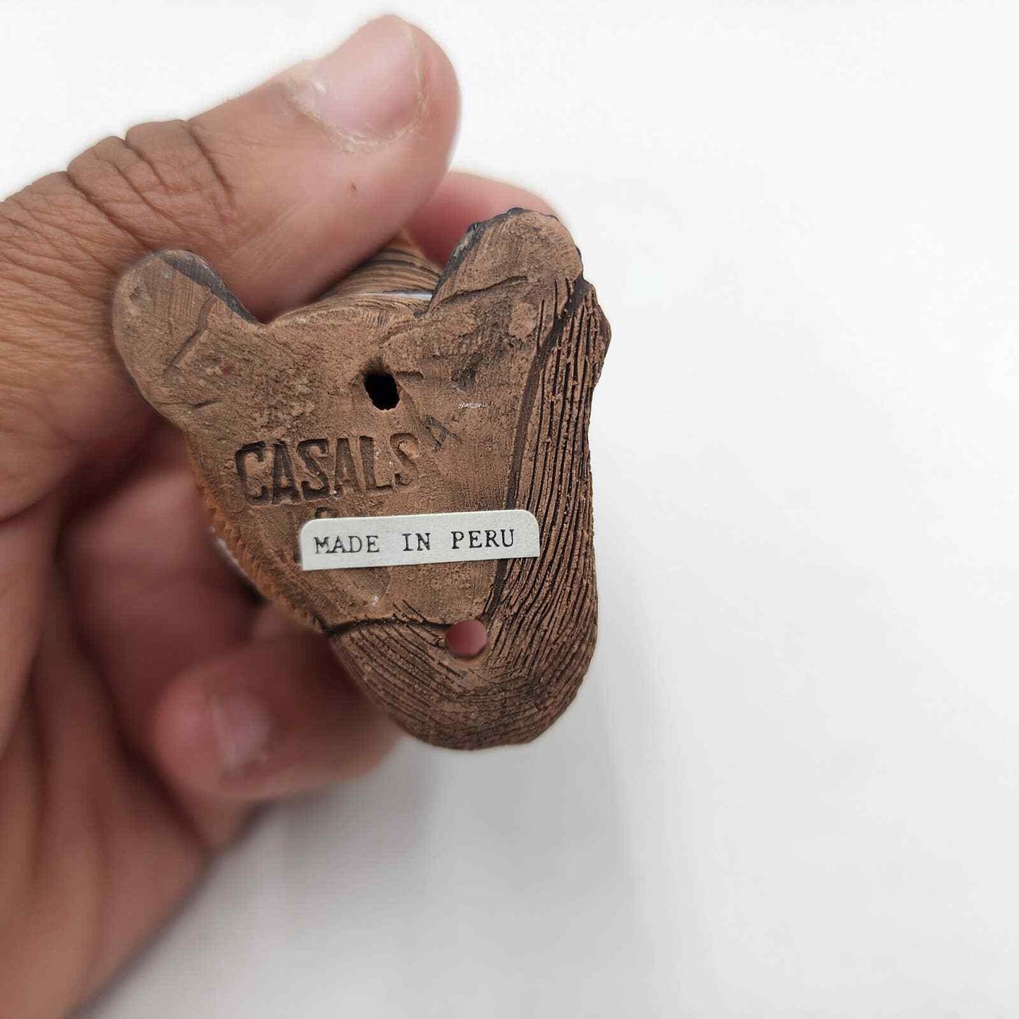 Casals Peru Kangaroo With Joey Clay Pottery Art Vintage Figure