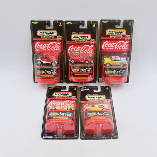 Matchbox Collectibles Coca-Cola Car Bundle Of 5 Sealed