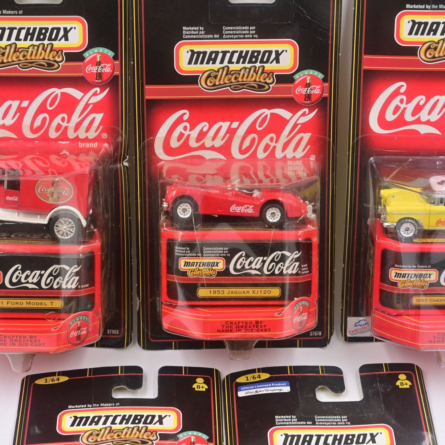 Matchbox Collectibles Coca-Cola Car Bundle Of 5 Sealed