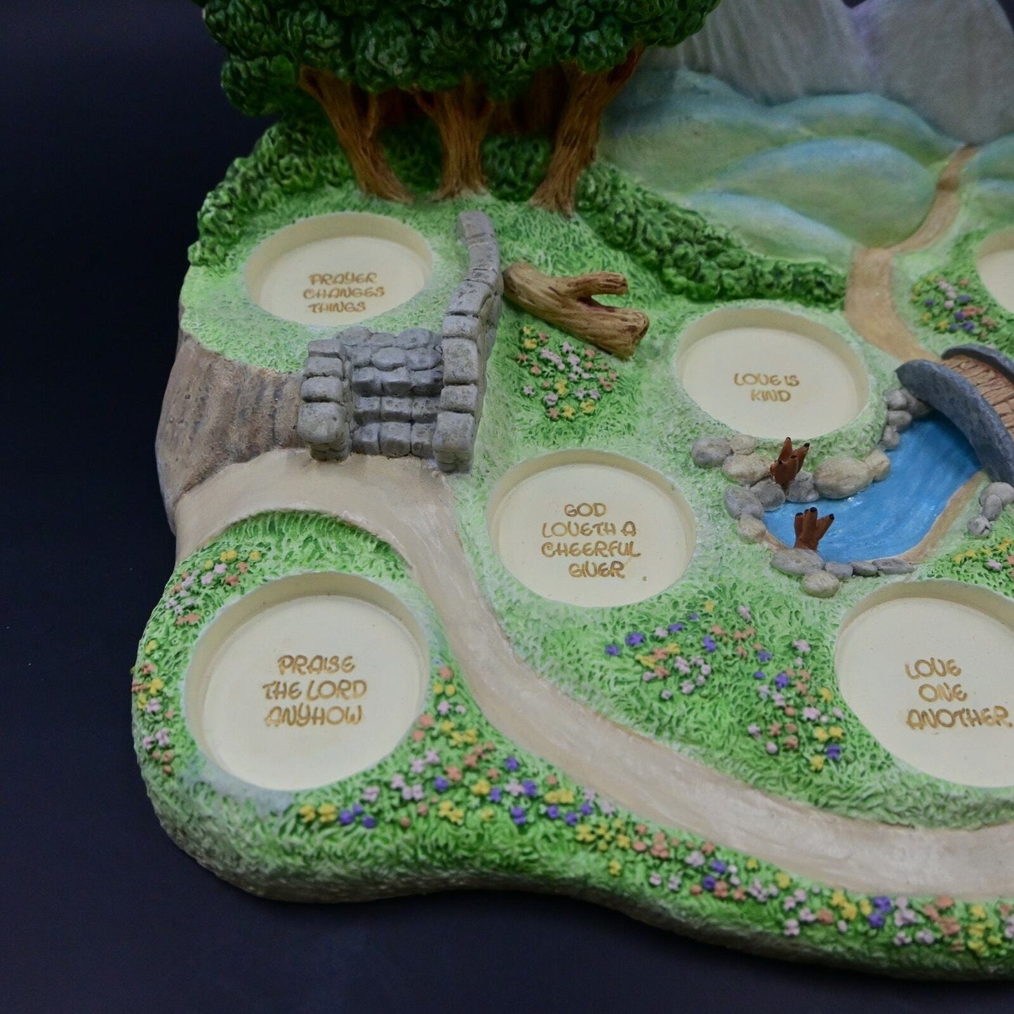 Goebel Enesco Precious Moments Fields Of Friendship Base Only New In Box