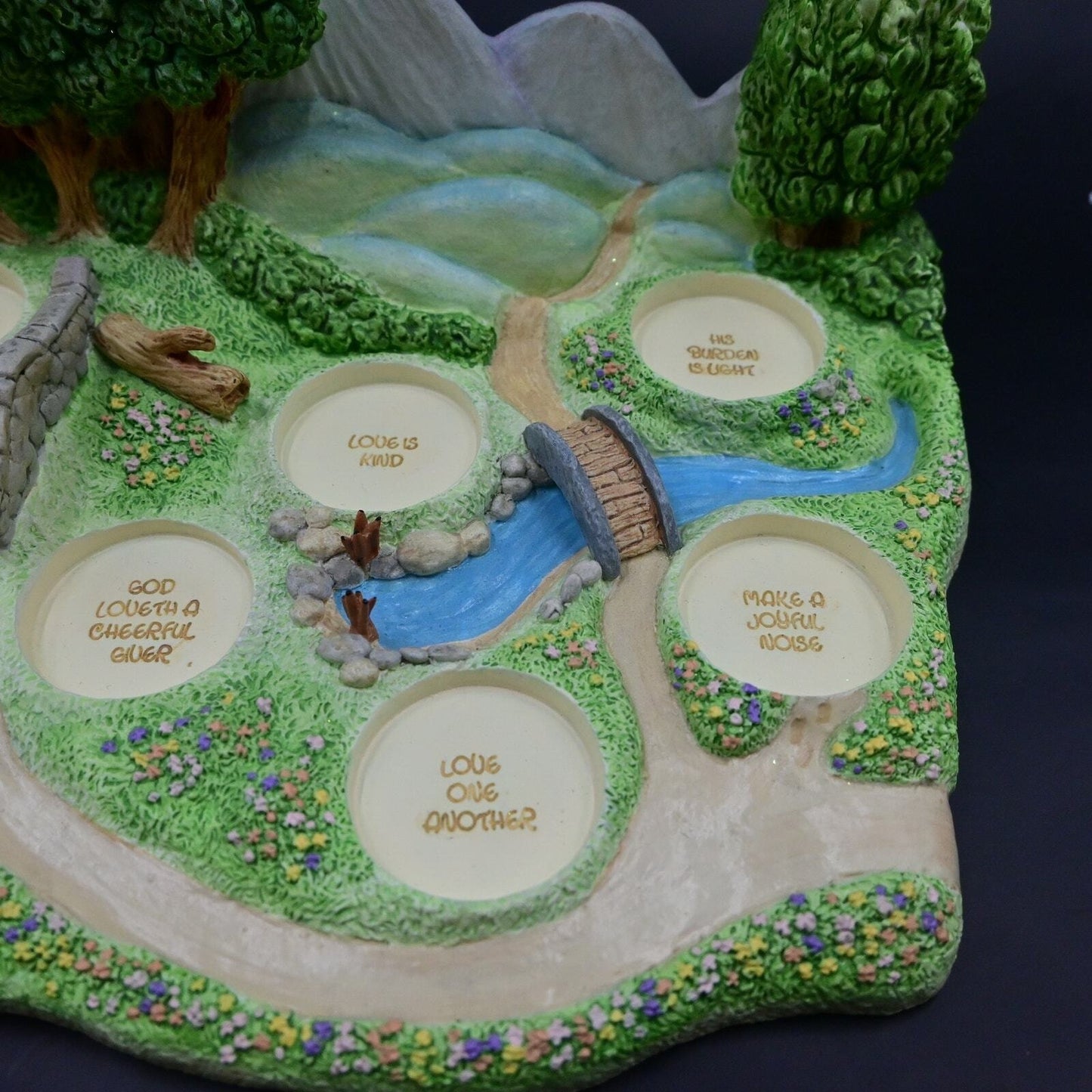 Goebel Enesco Precious Moments Fields Of Friendship Base Only New In Box