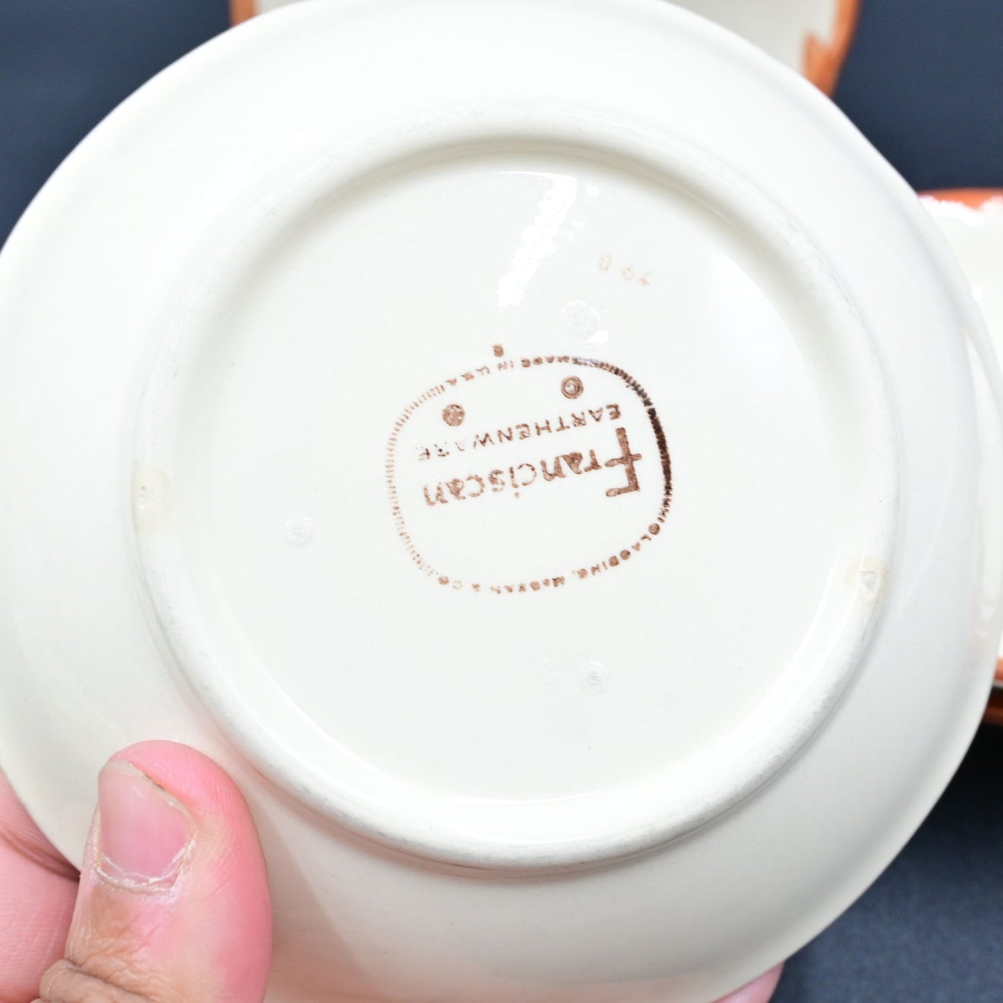 Franciscan Apple Desert Bowls USA Earthenware Vintage Set Of 3