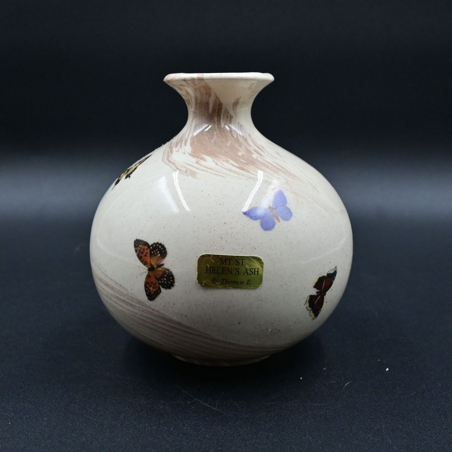 Mt. St. Helens Ash Vase By Thomas E