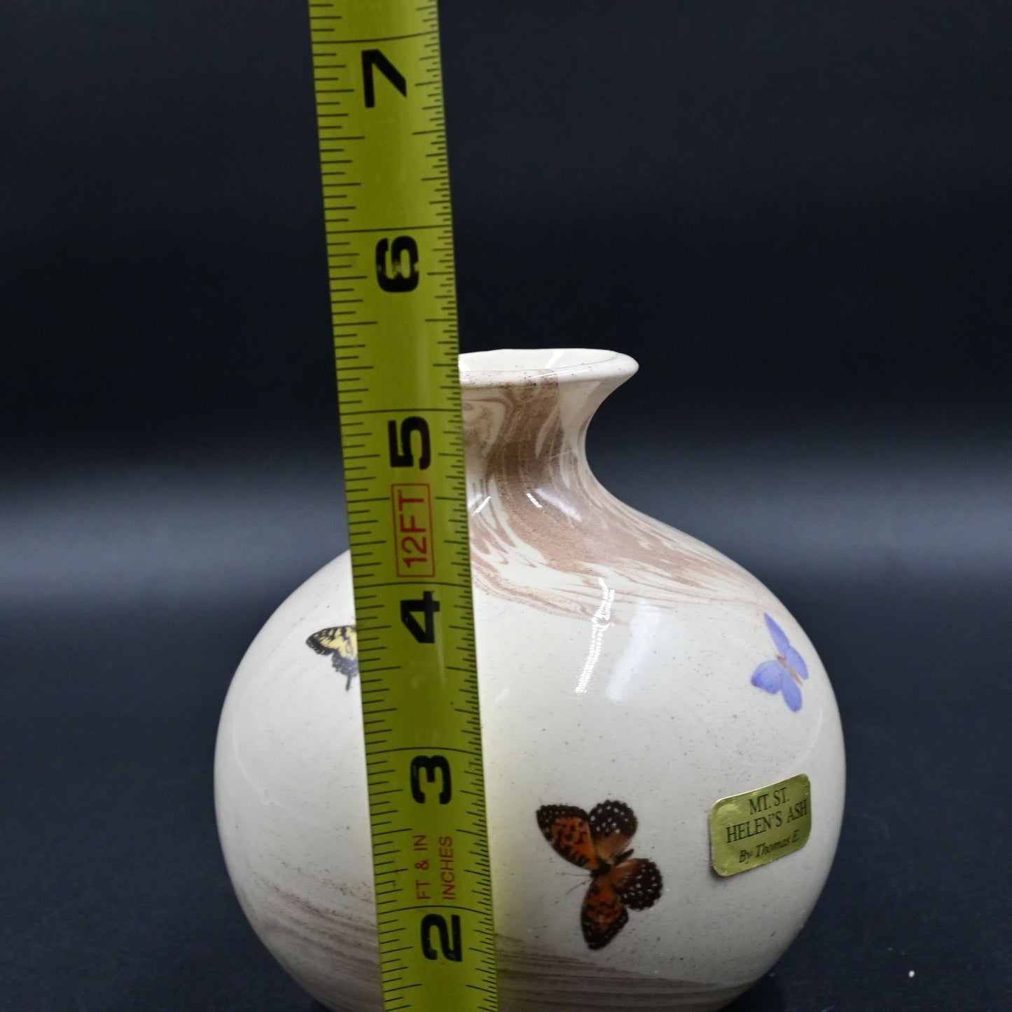 Mt. St. Helens Ash Vase By Thomas E