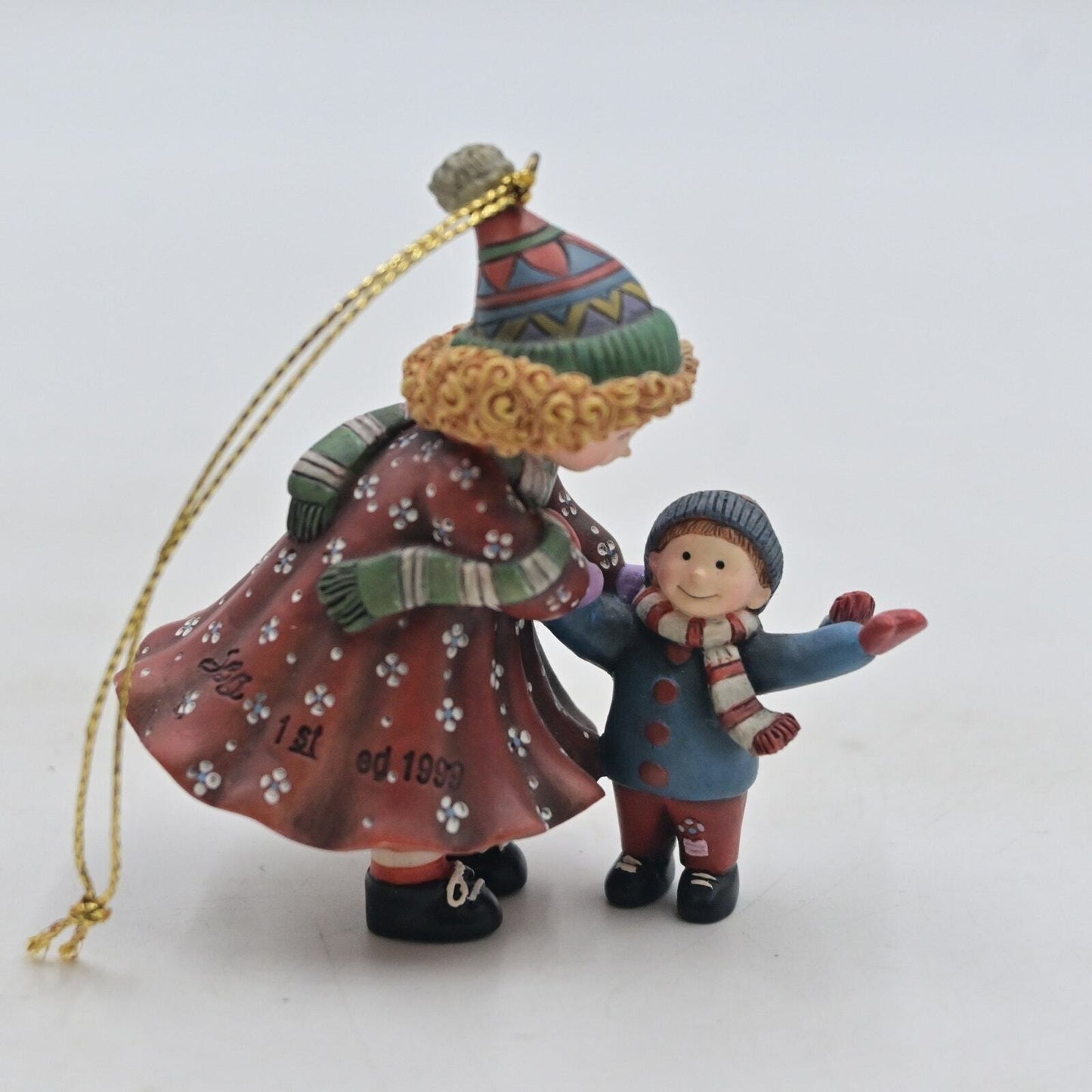 Lang & Wise Special Friends Abbey and Sam Vintage 1998 Ornament
