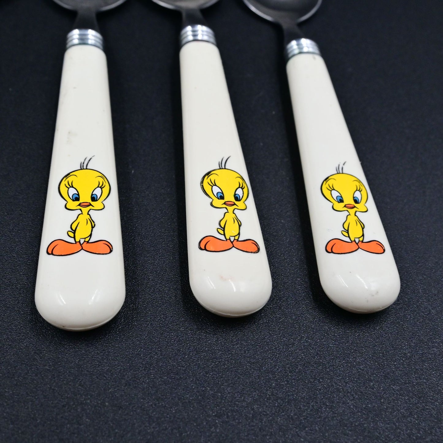 Looney Tunes Tweety Bird, Bugs Bunny, Sylvester Flatware Silverware Vintage