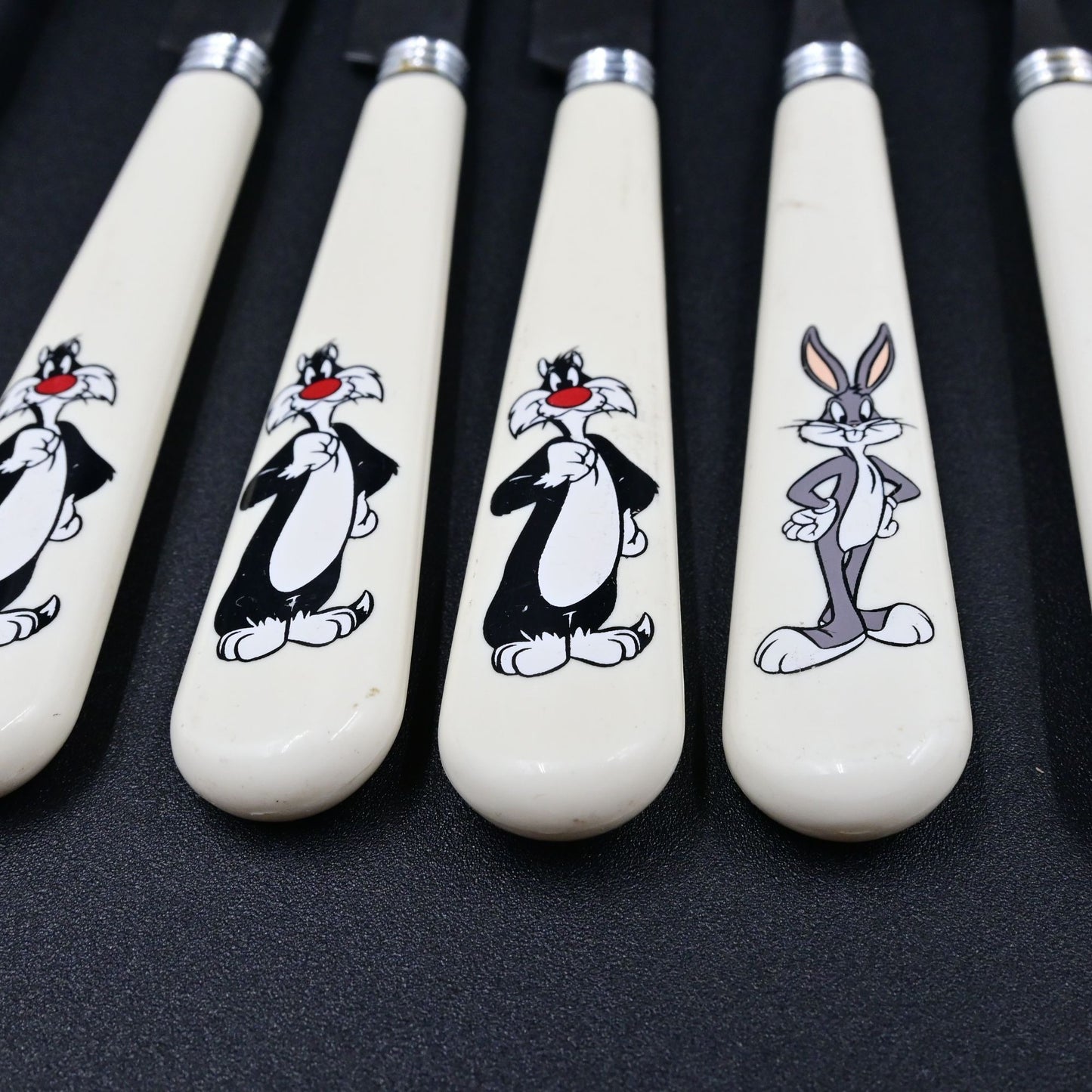 Looney Tunes Tweety Bird, Bugs Bunny, Sylvester Flatware Silverware Vintage