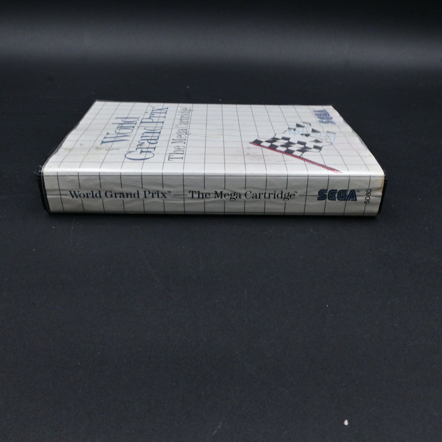 World Grand Prix Sega Mega Cartridge Case & Manual