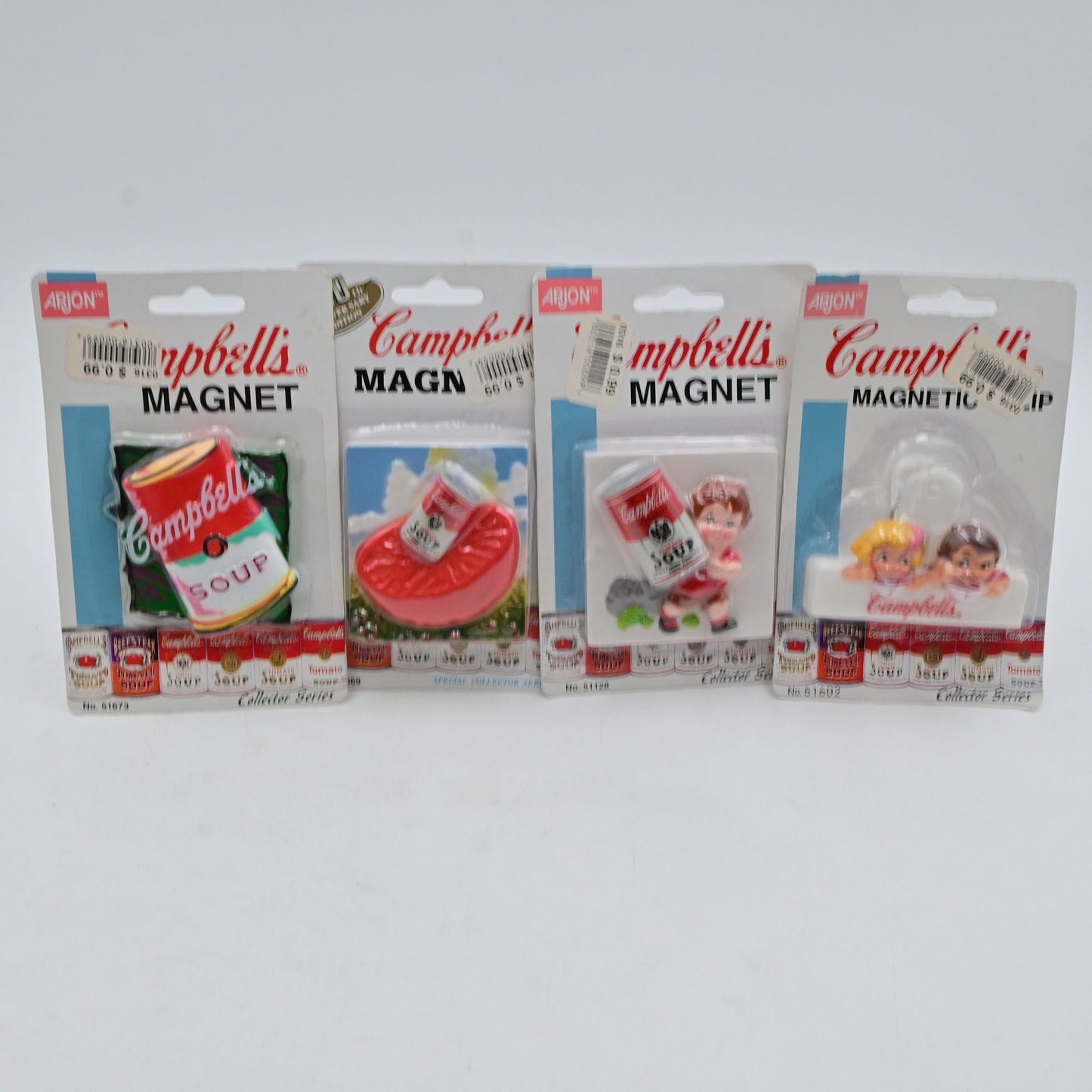 Campbells Soup Collector Series Magnet Set Of 4 By Arjon
