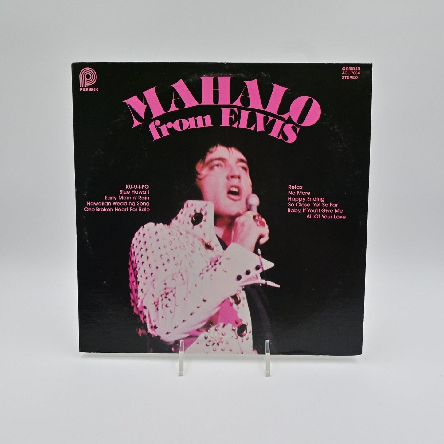 Elvis Presley Mahalo From Elvis Vinyl Record