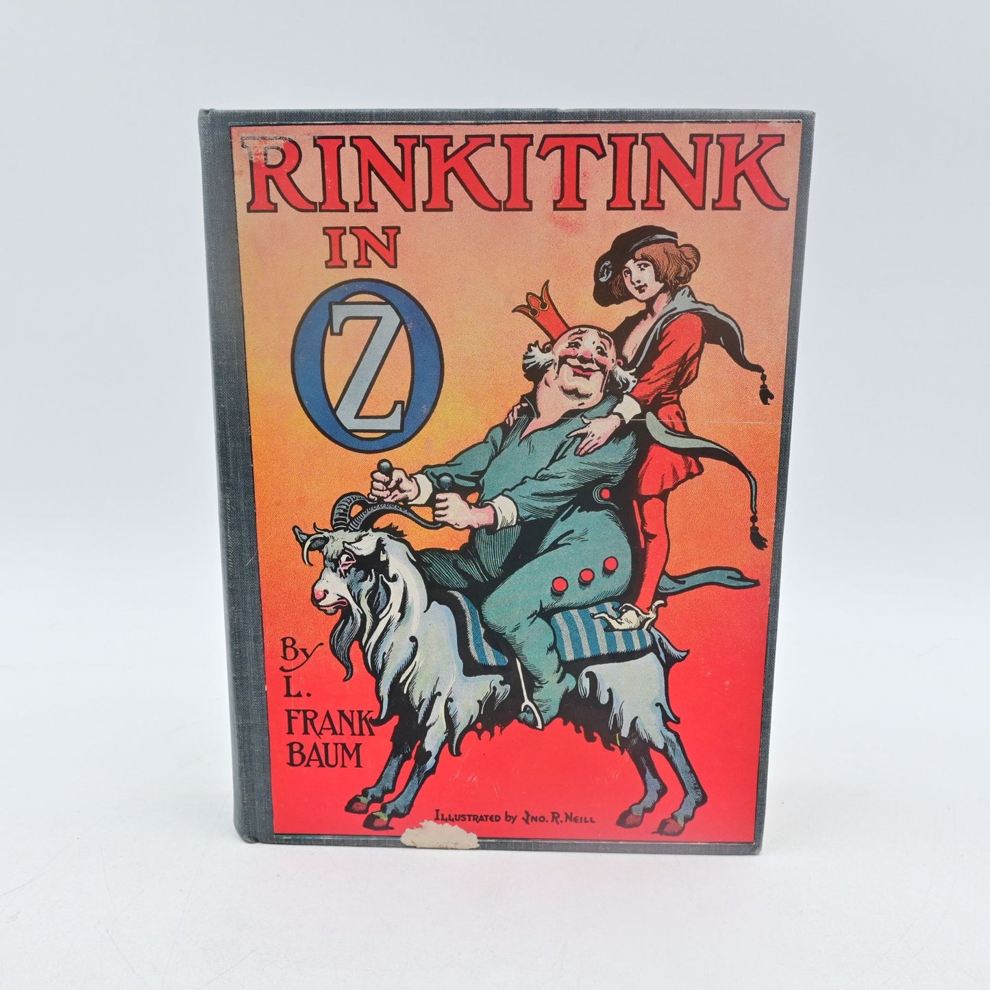 Rinkitink In Oz Hardcover Book By L. Frank Baum Antique Blue Cover