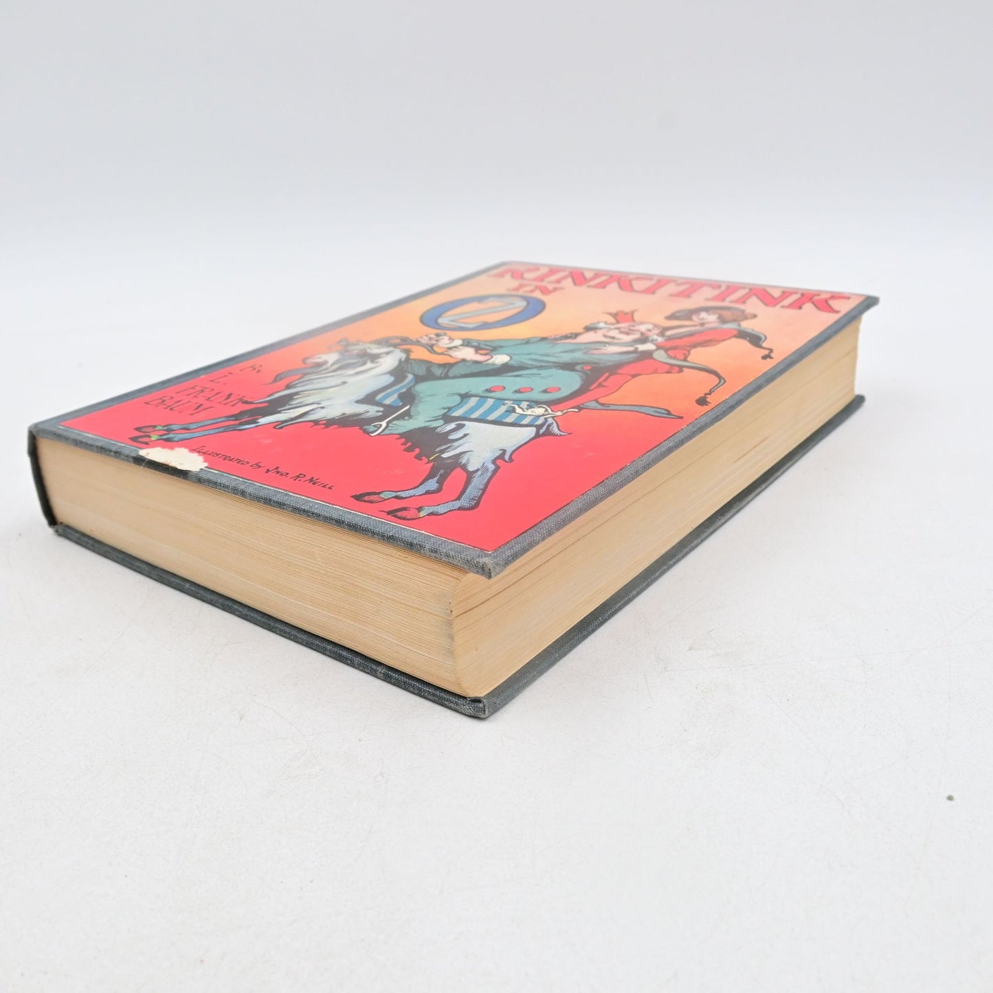 Rinkitink In Oz Hardcover Book By L. Frank Baum Antique Blue Cover