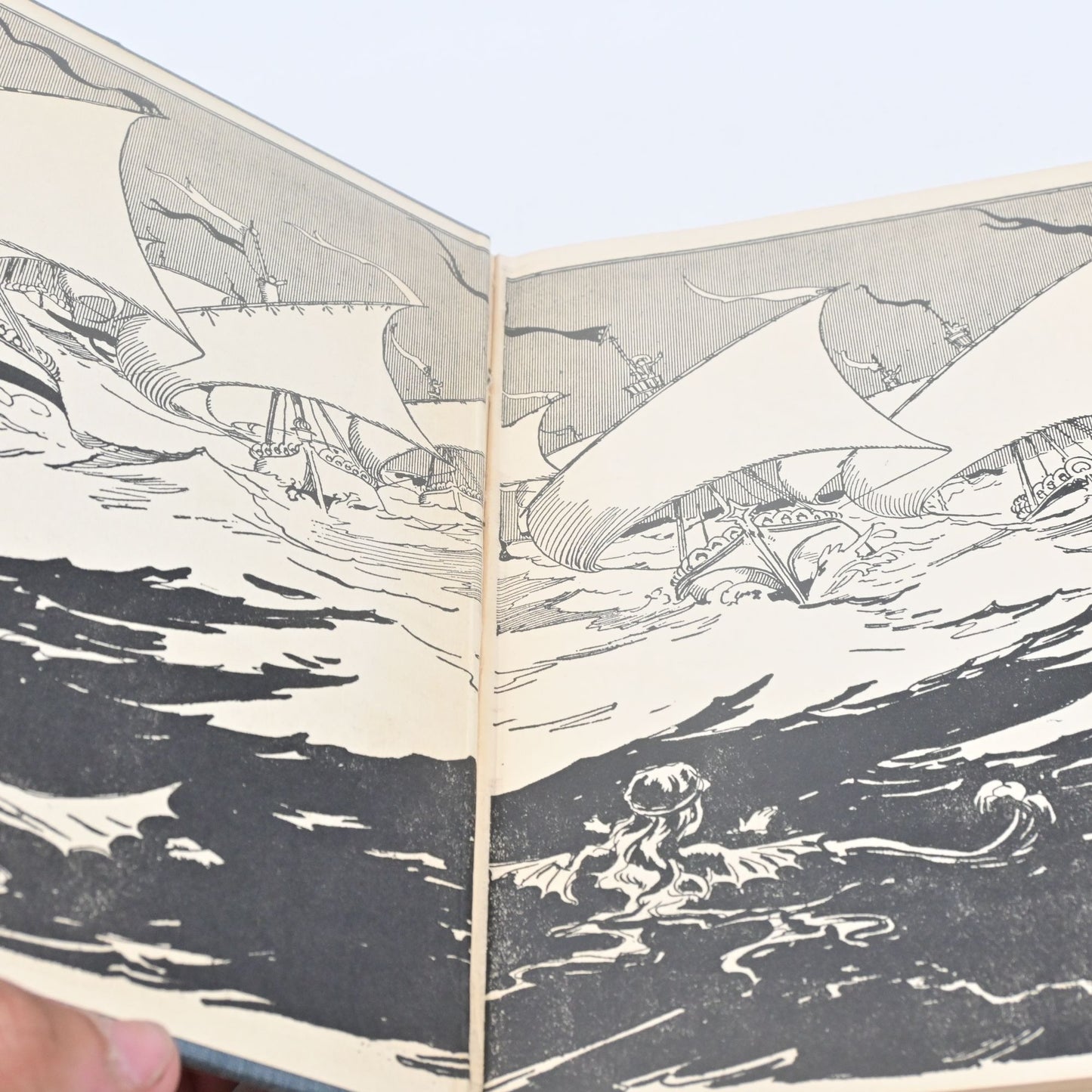 Rinkitink In Oz Hardcover Book By L. Frank Baum Antique Blue Cover