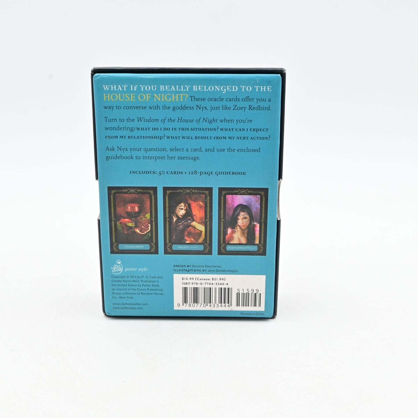 Wisdom Of The House Of Night Oracle Cards Deck & Guidebook