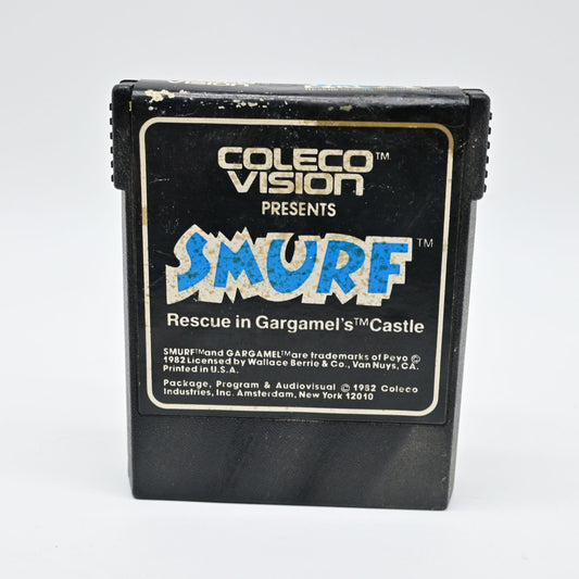 Colecovision Smurf Rescue In Gargamel's Castle Game Cartridge Only