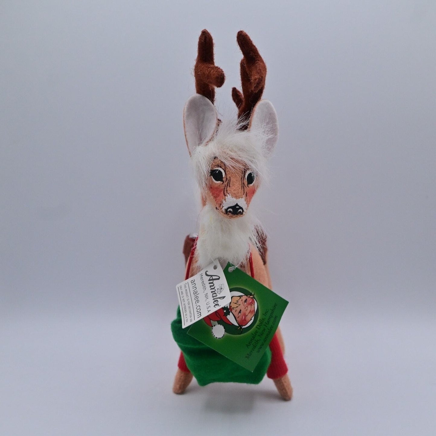 Annalee Tailgating Reindeer Dillards Exclusive Felt Wired Figure 2011 NWT
