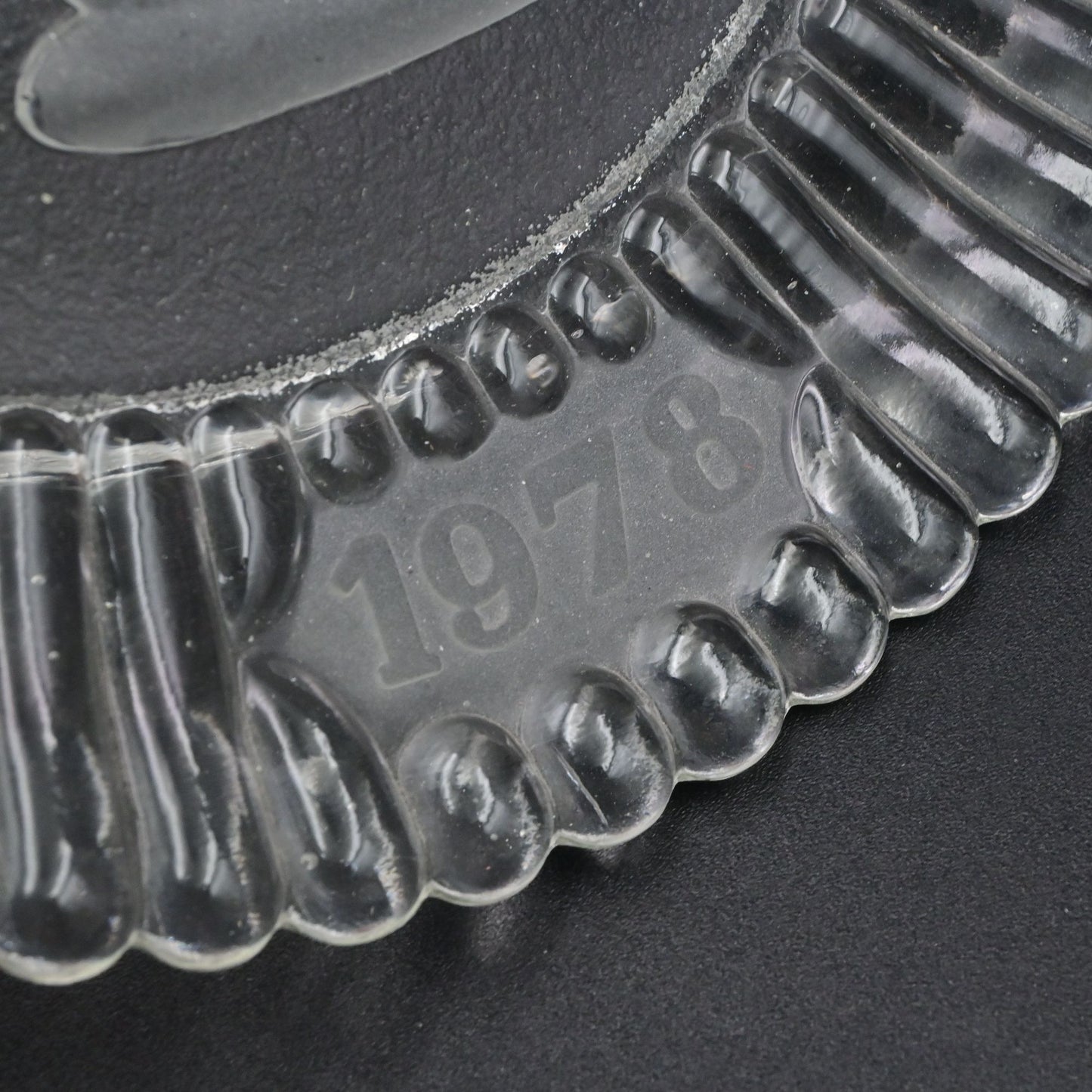 Goebel 1978 Annual Crystal Glass Plate First Edition With Box