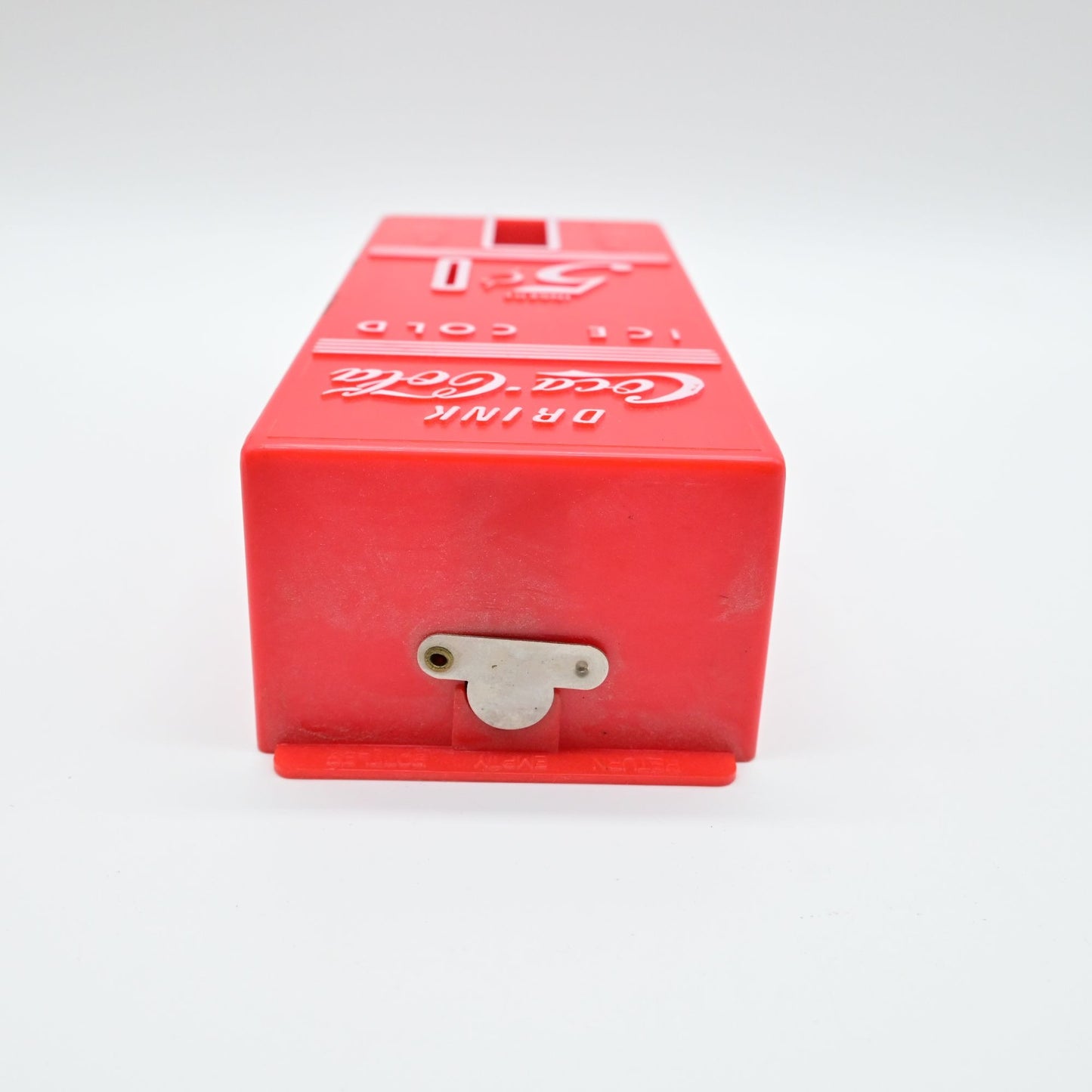 Coca Cola plastic Novelty Soda Dispenser Coin Bank Vending Machine Vintage 1980s