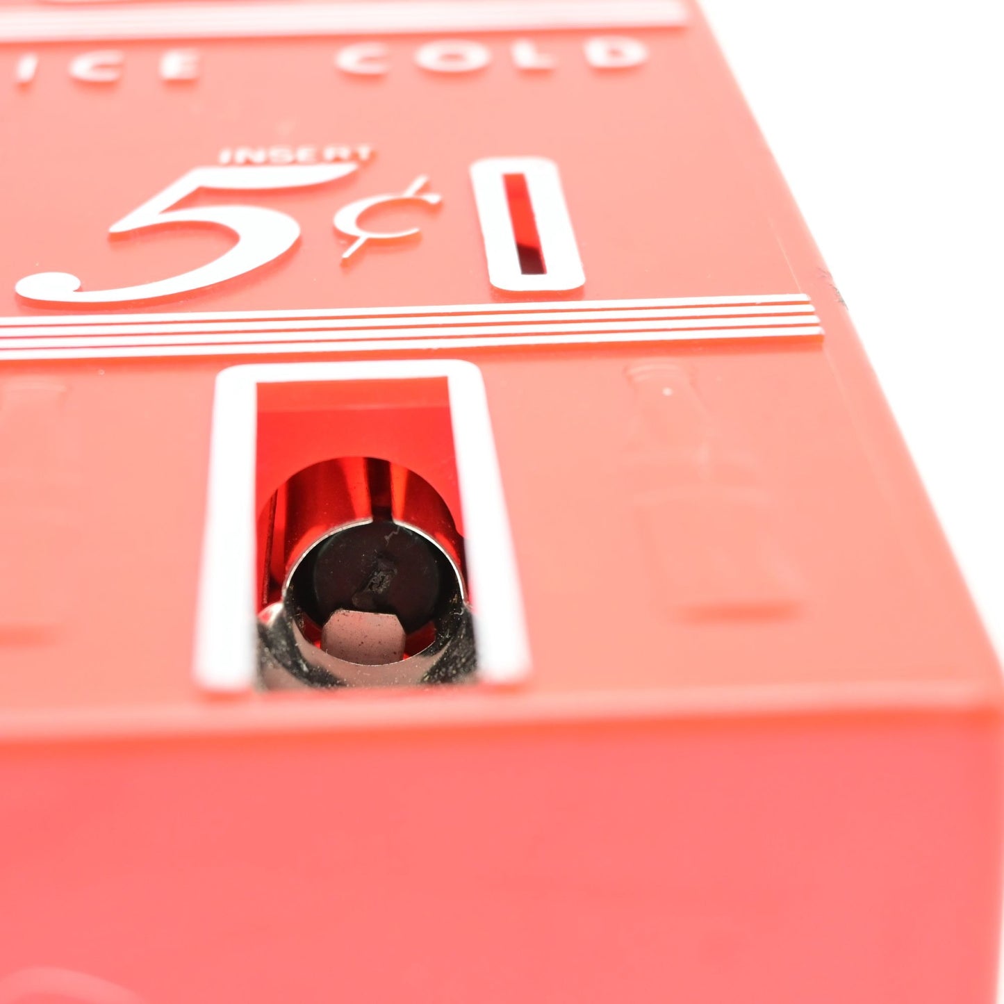 Coca Cola plastic Novelty Soda Dispenser Coin Bank Vending Machine Vintage 1980s