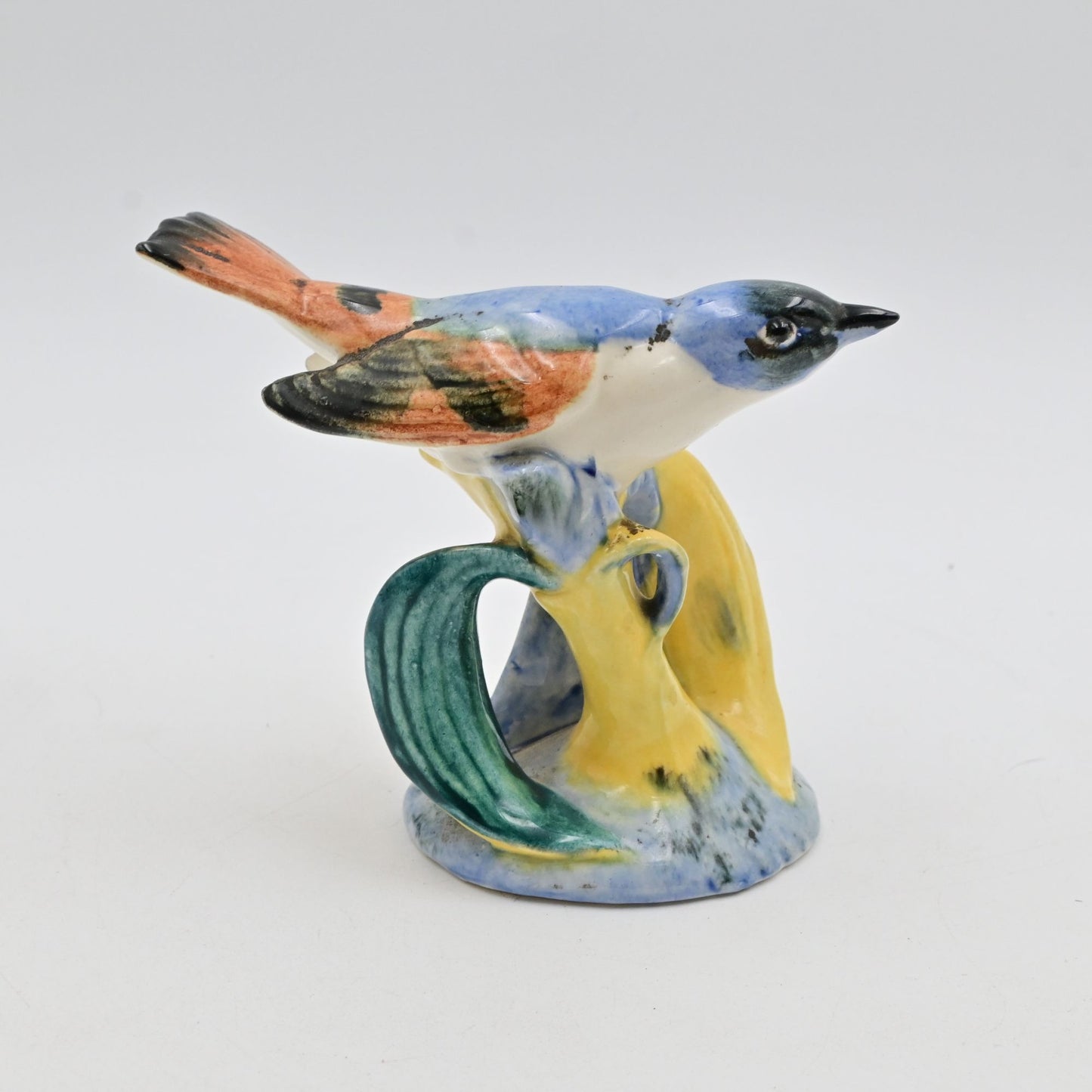 Vintage Stangl Pottery Blueheaded Vireo Bird Figurine #3348
