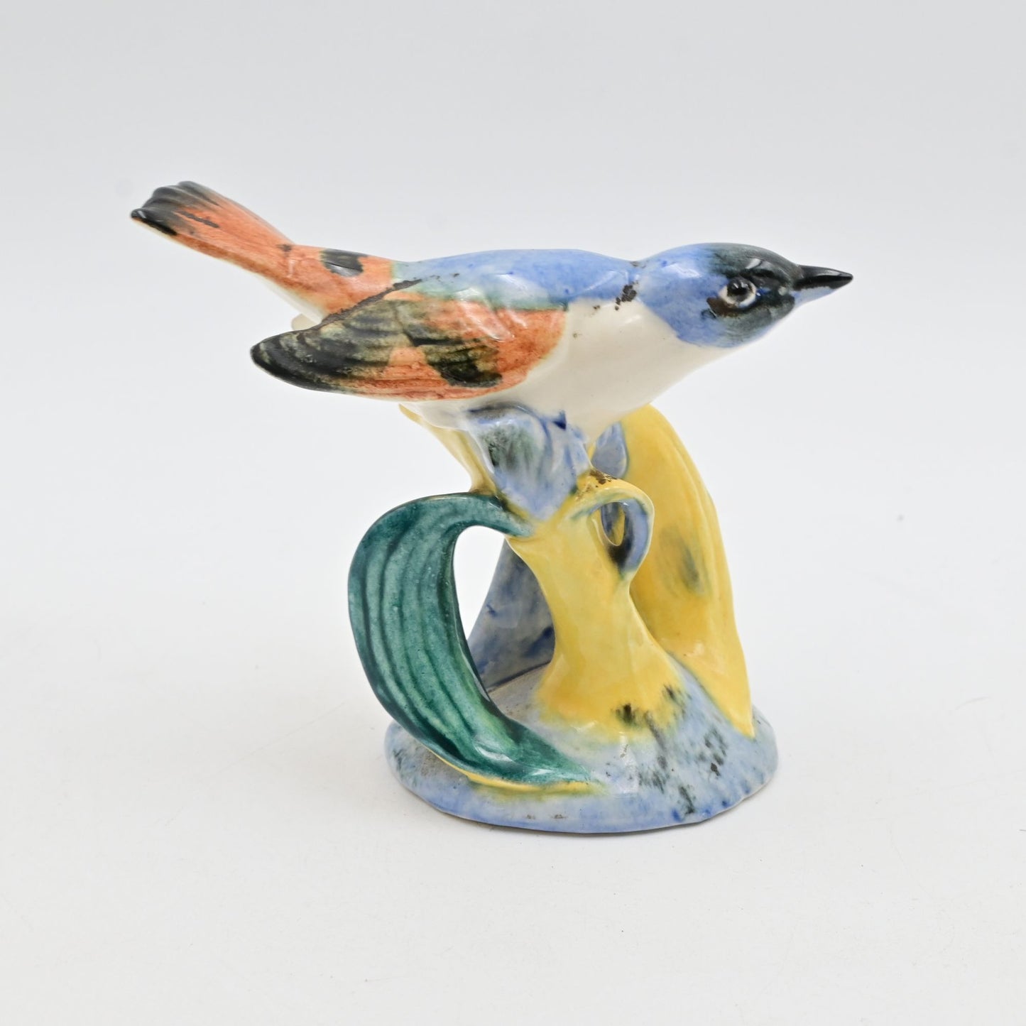 Vintage Stangl Pottery Blueheaded Vireo Bird Figurine #3348