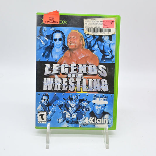 Xbox Legends Of Wrestling W/ Case No Manual