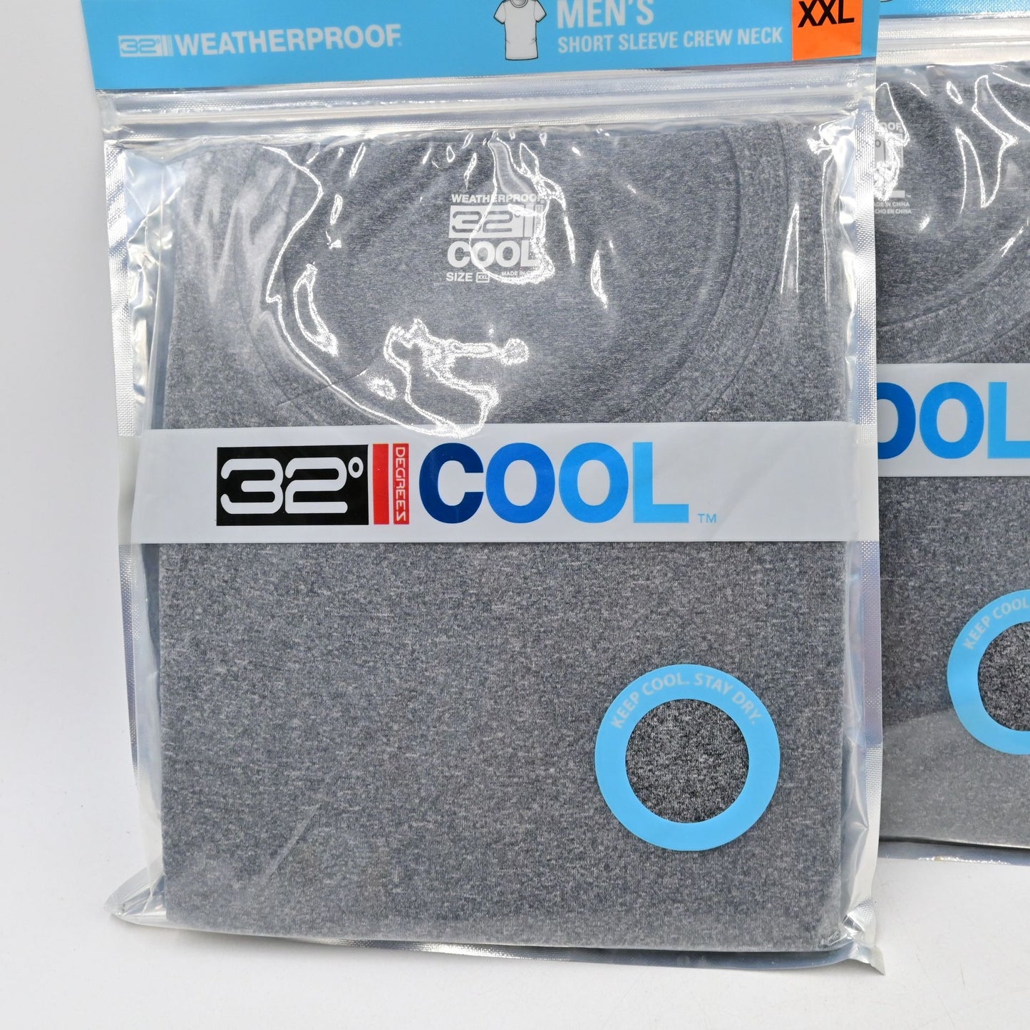 Men's 32 Degree Cool Weatherproof Short Sleeve Crew Neck Size XXL Bundle Of 4