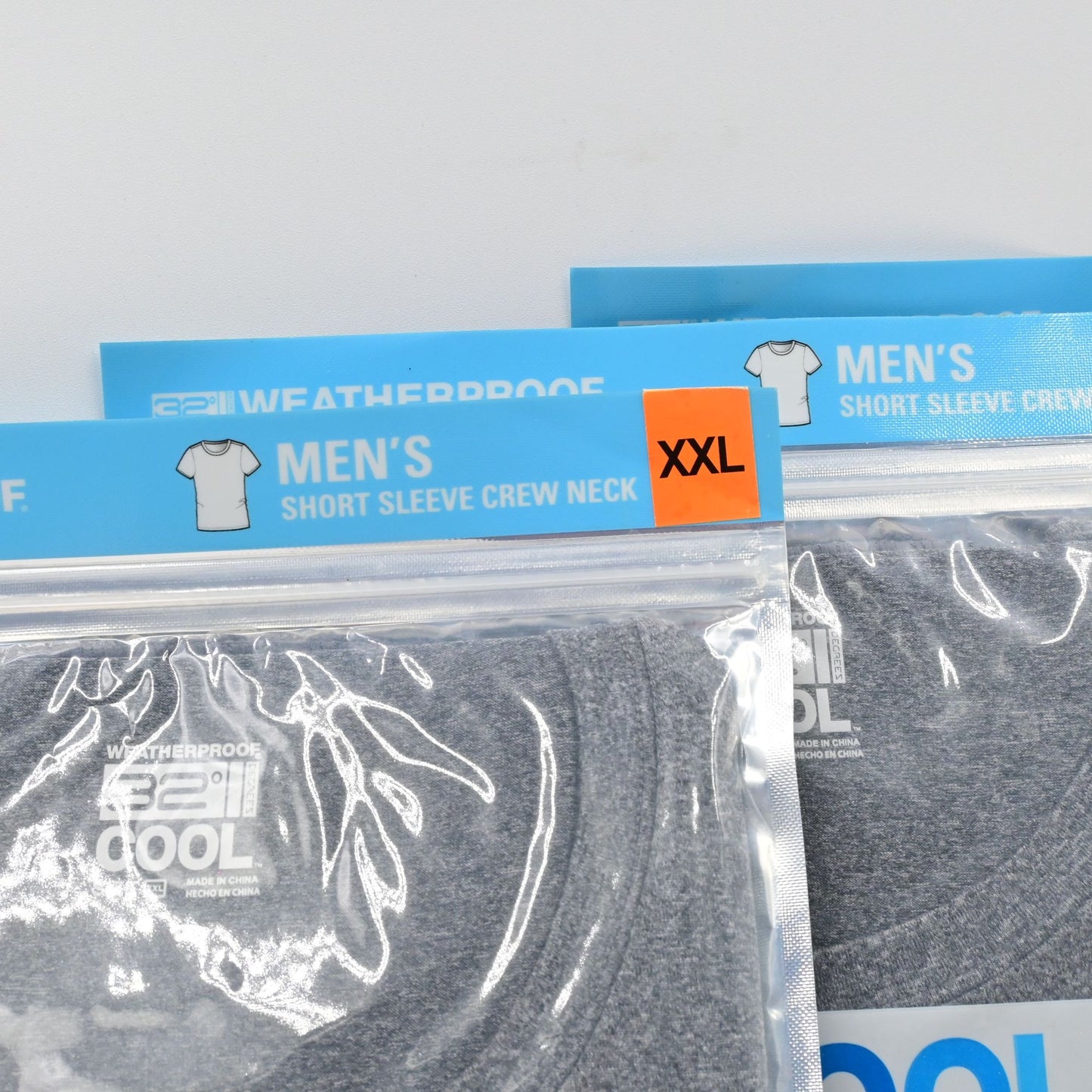 Men's 32 Degree Cool Weatherproof Short Sleeve Crew Neck Size XXL Bundle Of 4