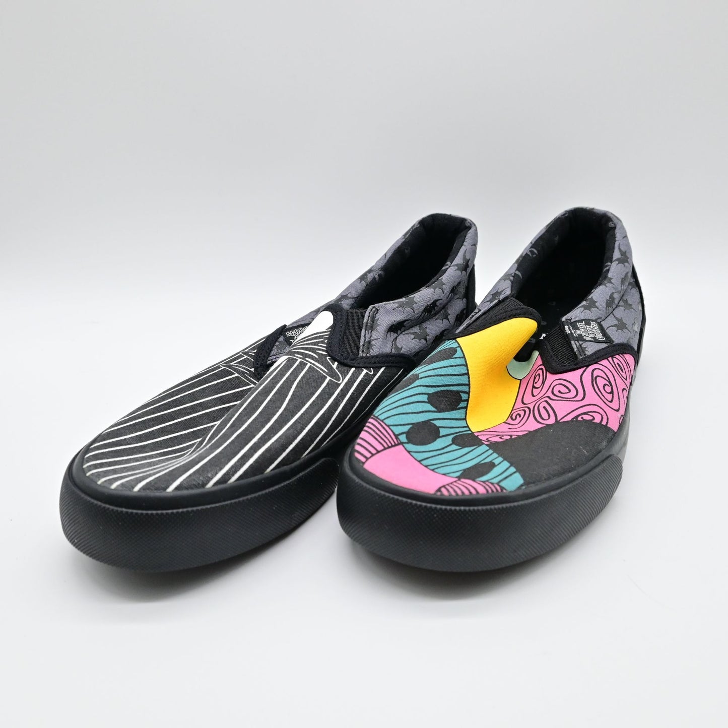The Nightmare Before Christmas Jack Skellington Sally Slip On Sneakers Size 8.5