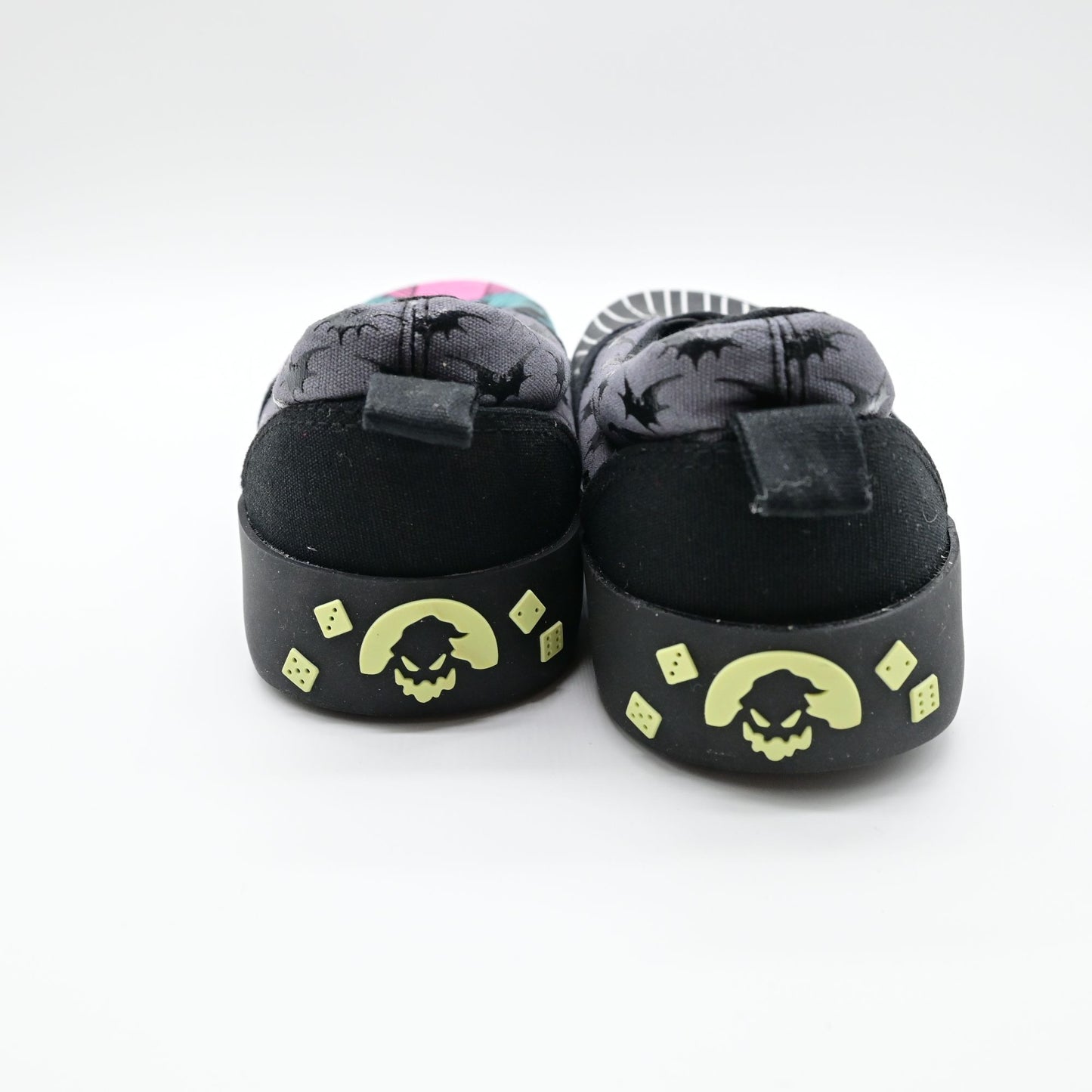 The Nightmare Before Christmas Jack Skellington Sally Slip On Sneakers Size 8.5