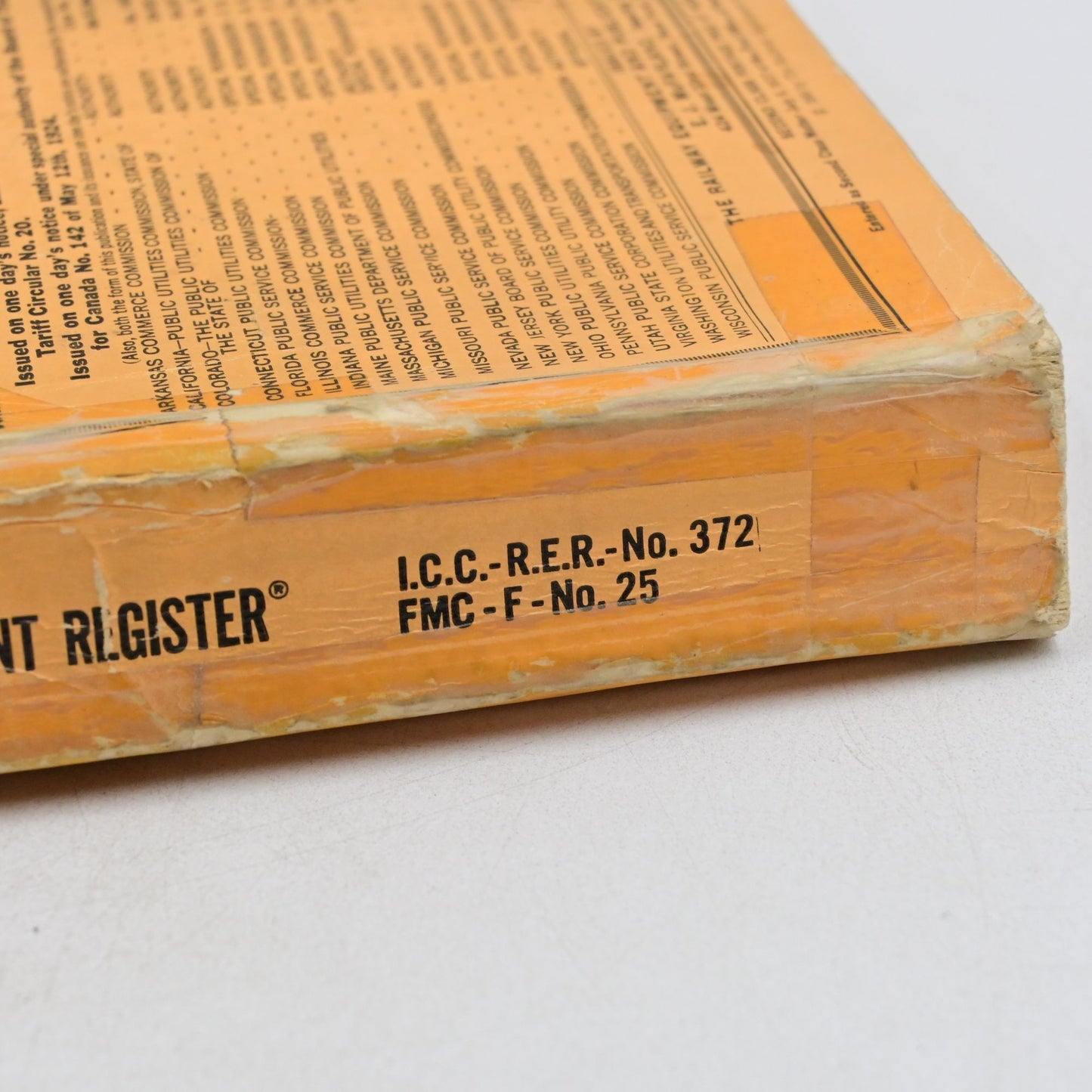 Official Railway Equipment Register Vintage July 1969 - Damaged