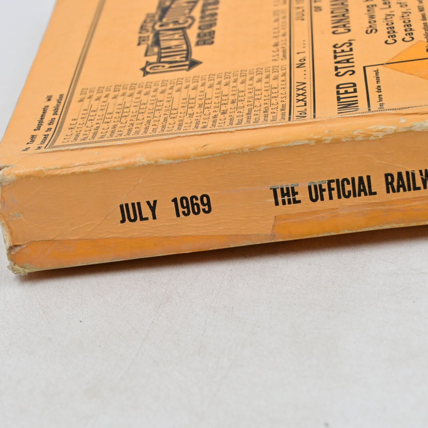 Official Railway Equipment Register Vintage July 1969 - Damaged